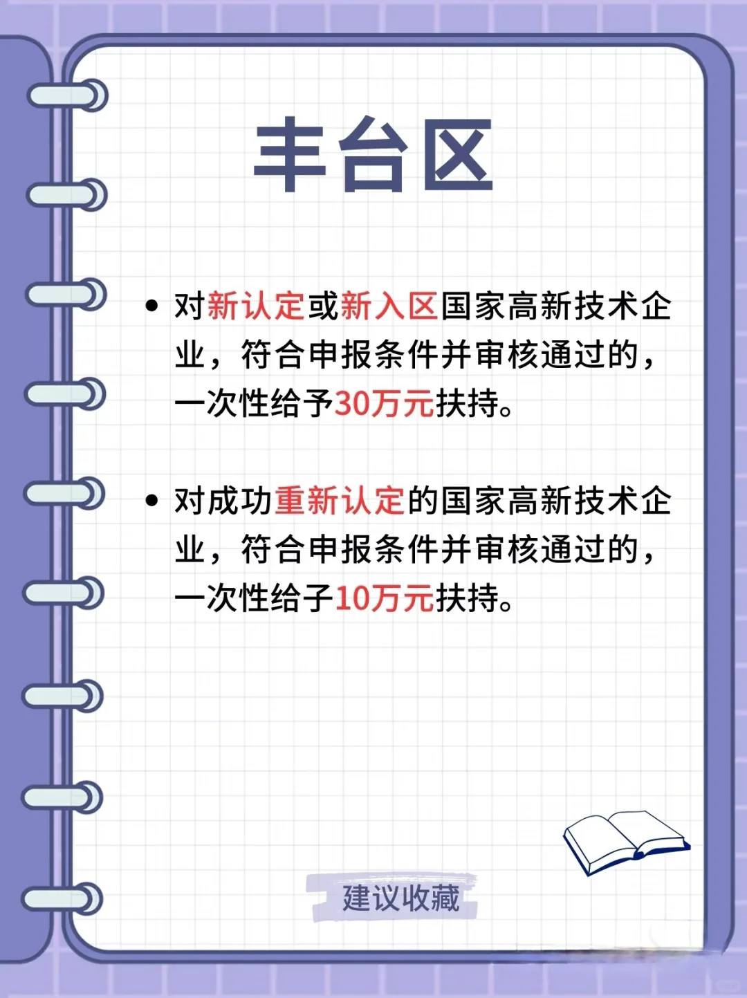 ??北京各区高新技术企业补贴汇总!