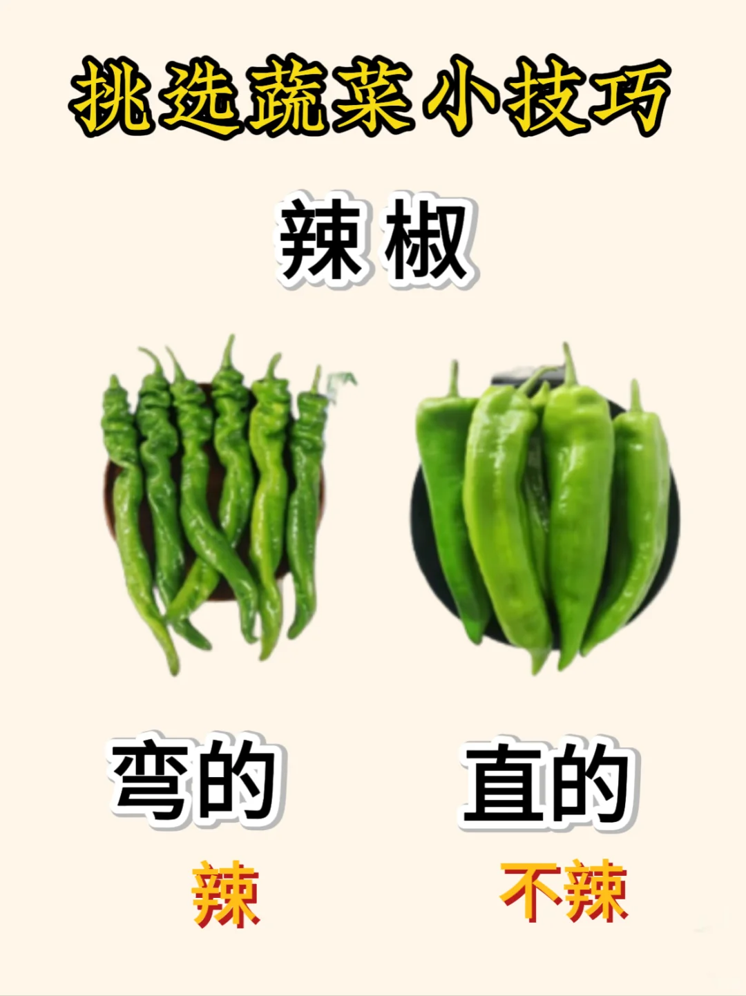 蔬菜挑选小技巧get～