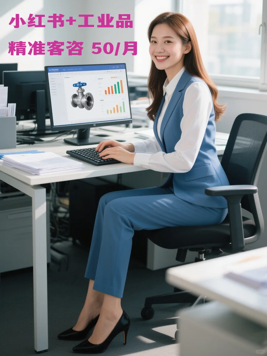 阀门厂破局小红书！月引30+精准询盘攻略