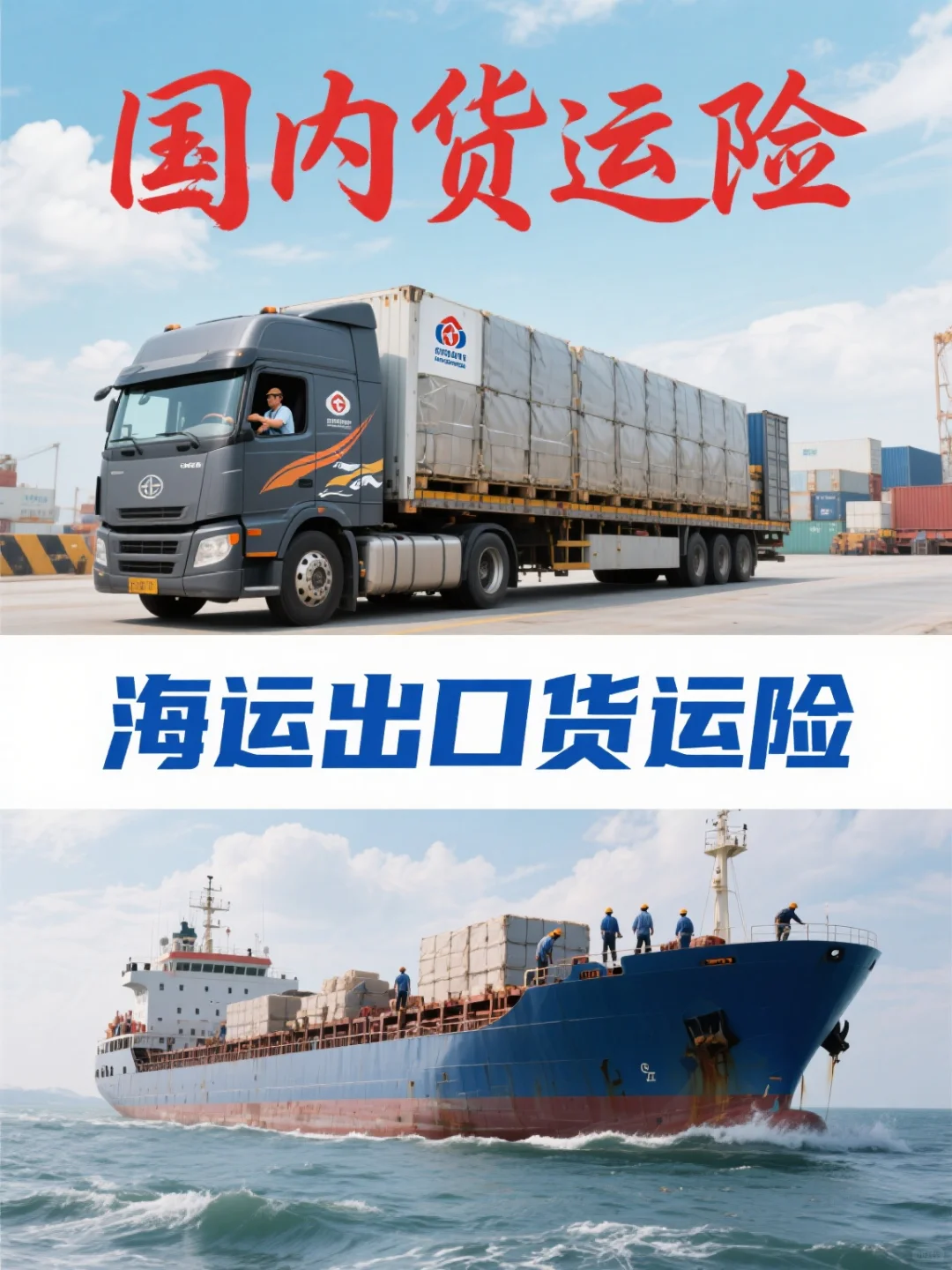 如何购买国内货运险/海运险出口货运险