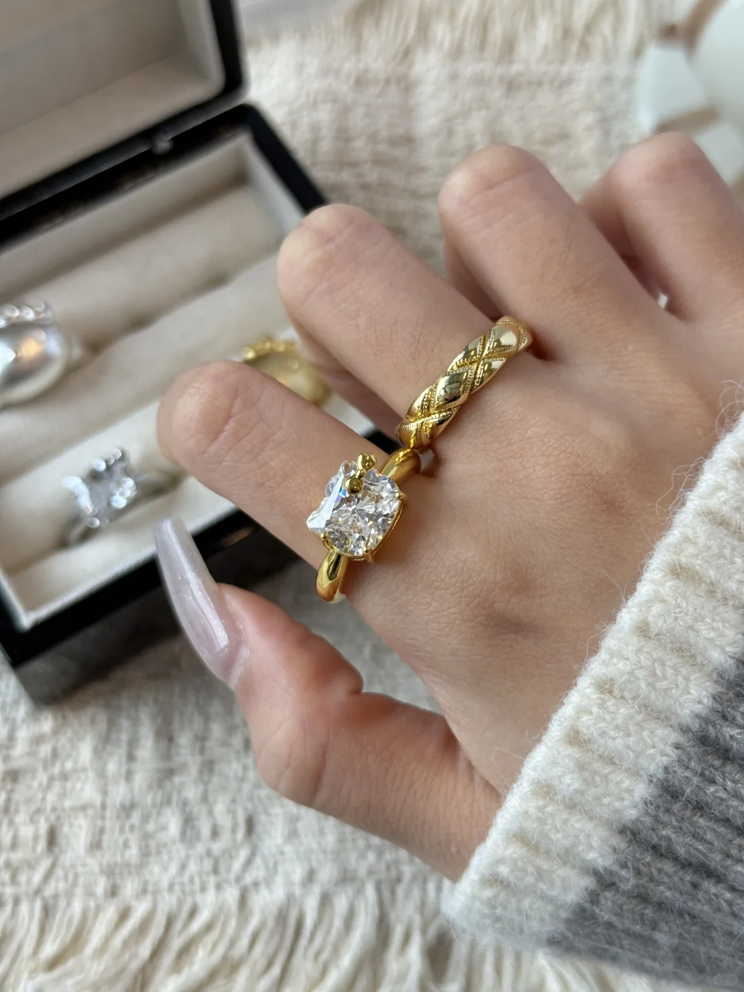 谁能拒绝kitty戒指的可爱暴击?️