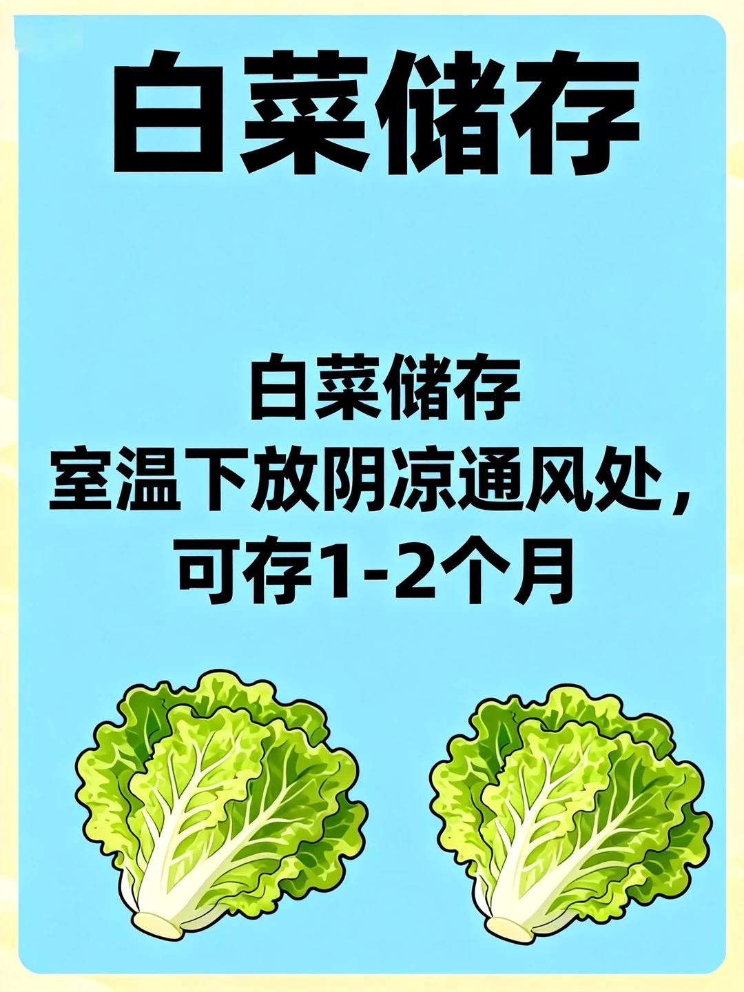 北方冬季应季蔬菜全攻略丨配套储存大法