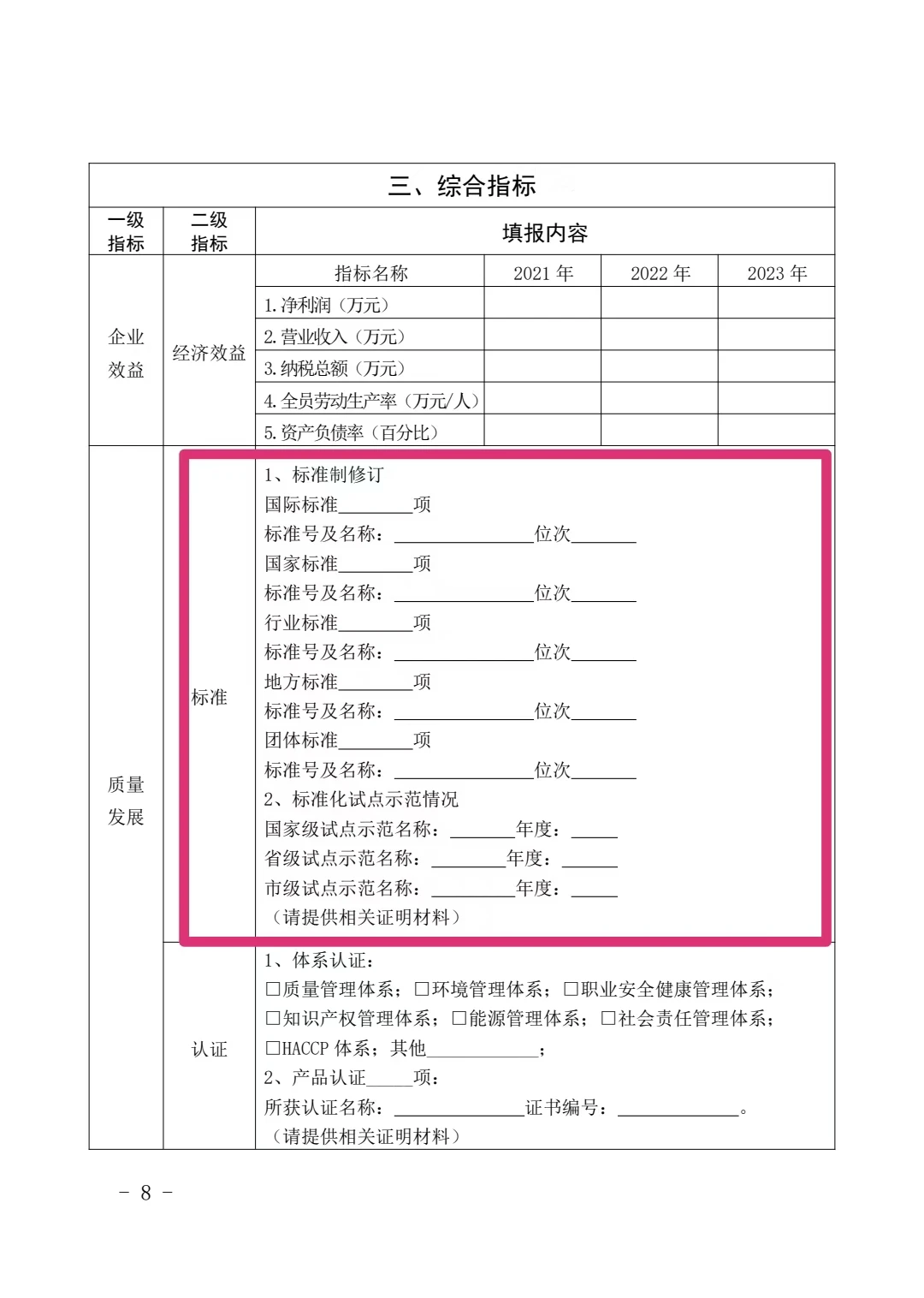 市场占有率标准制修订！