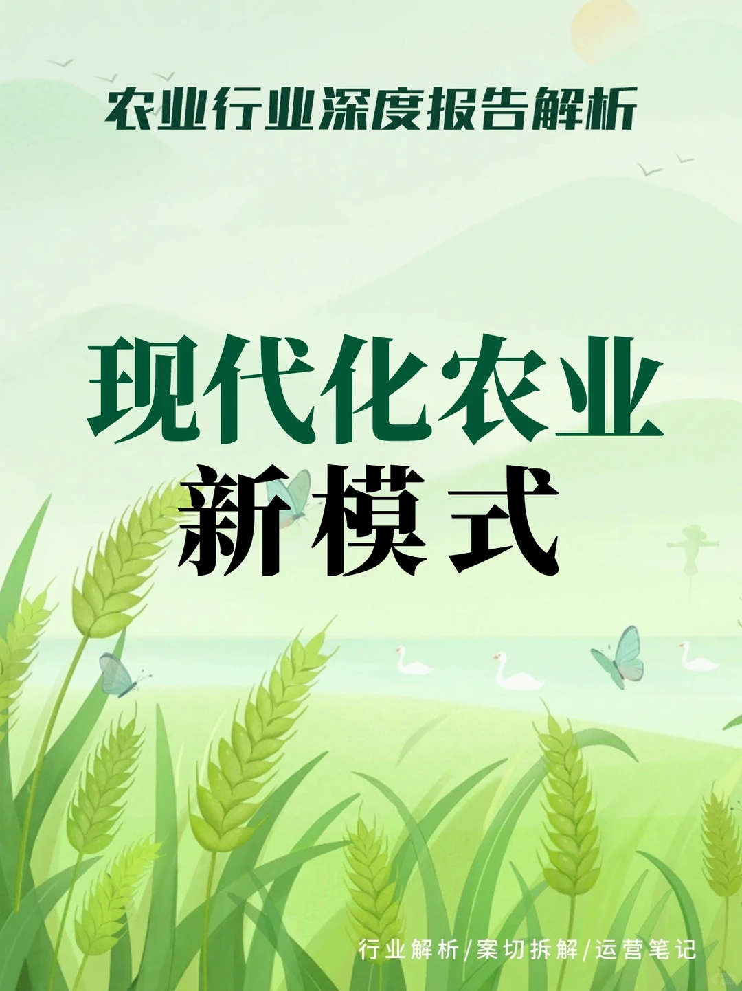 现代化农业新模式