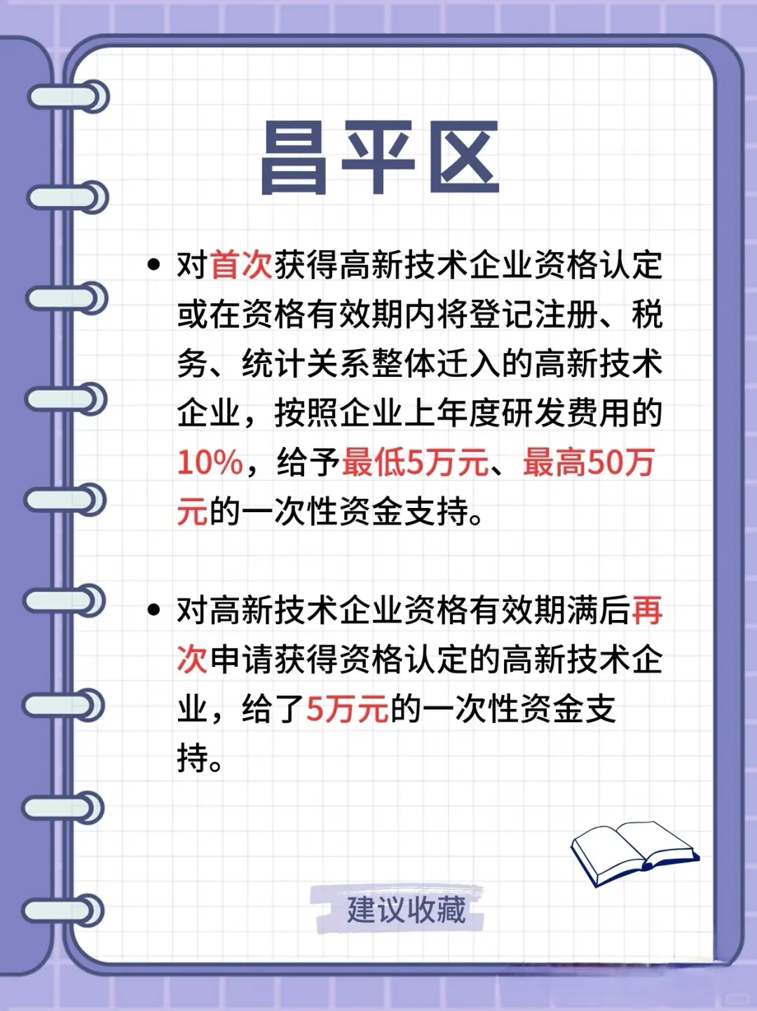 ??北京各区高新技术企业补贴汇总!