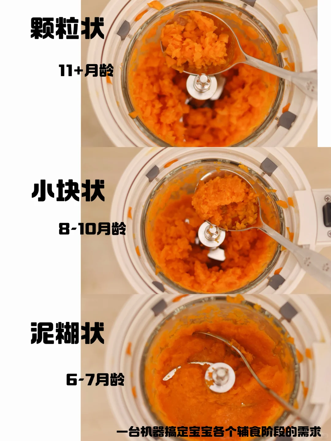 挑战用一台摩飞辅食机做各种宝宝辅食