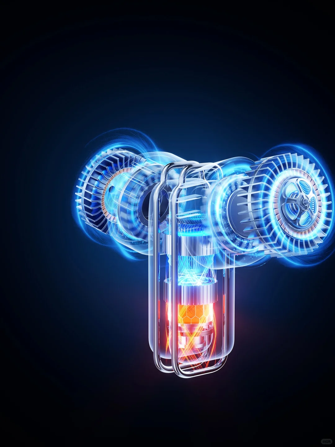 叶轮电机发光特效效果卖点表现