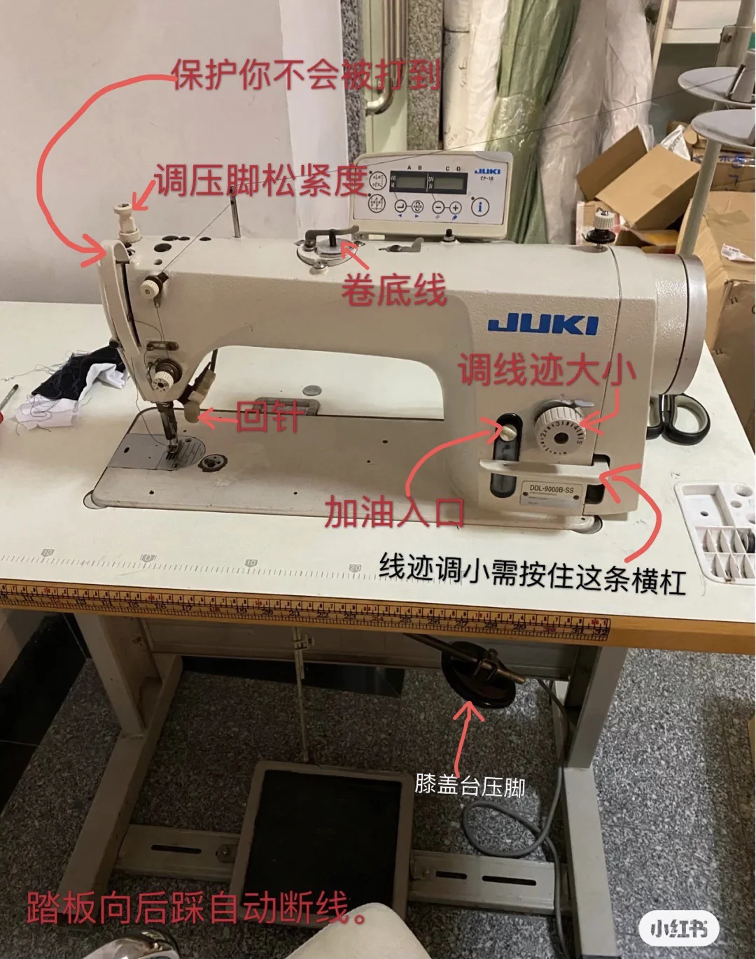 新手请进手工业缝纫机，电脑平车