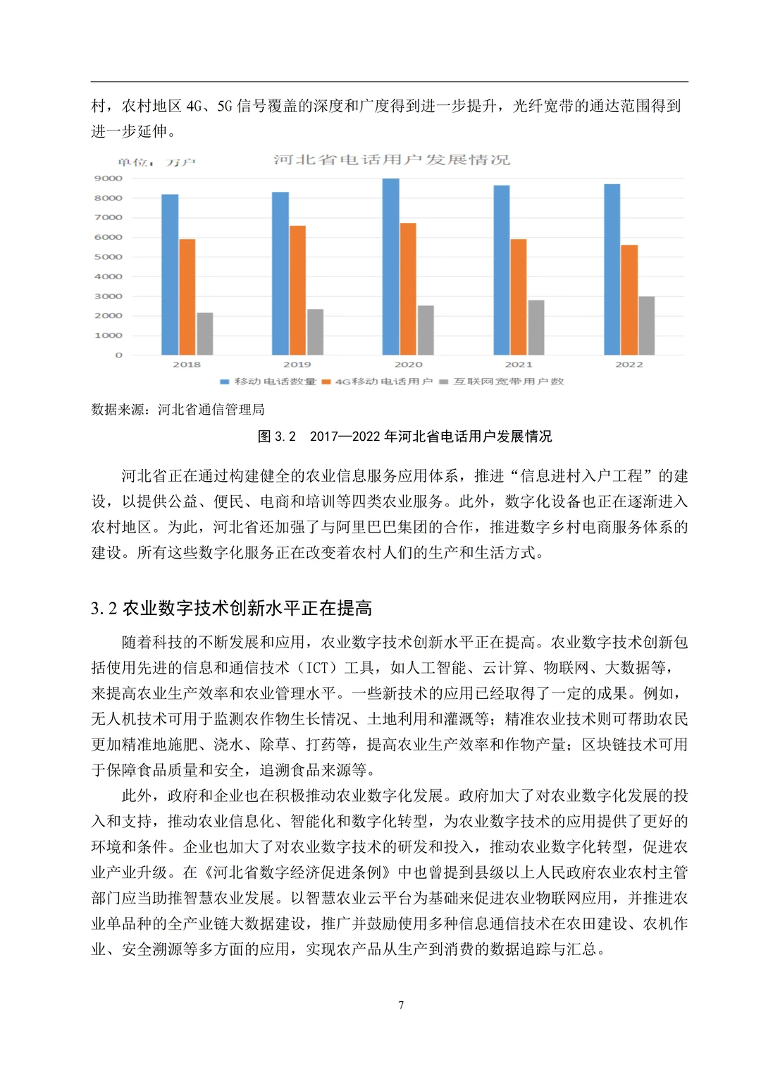 题目：数字经济赋能河北省农业现代化发展路