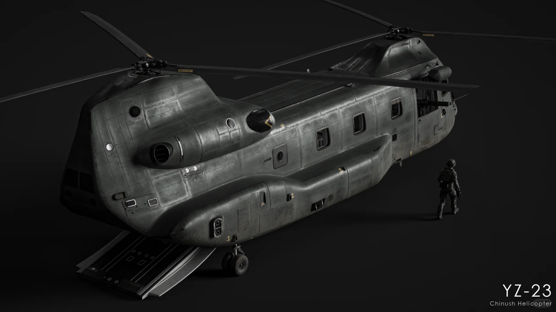 YZ-23支奴什 运输直升机 概念设计
