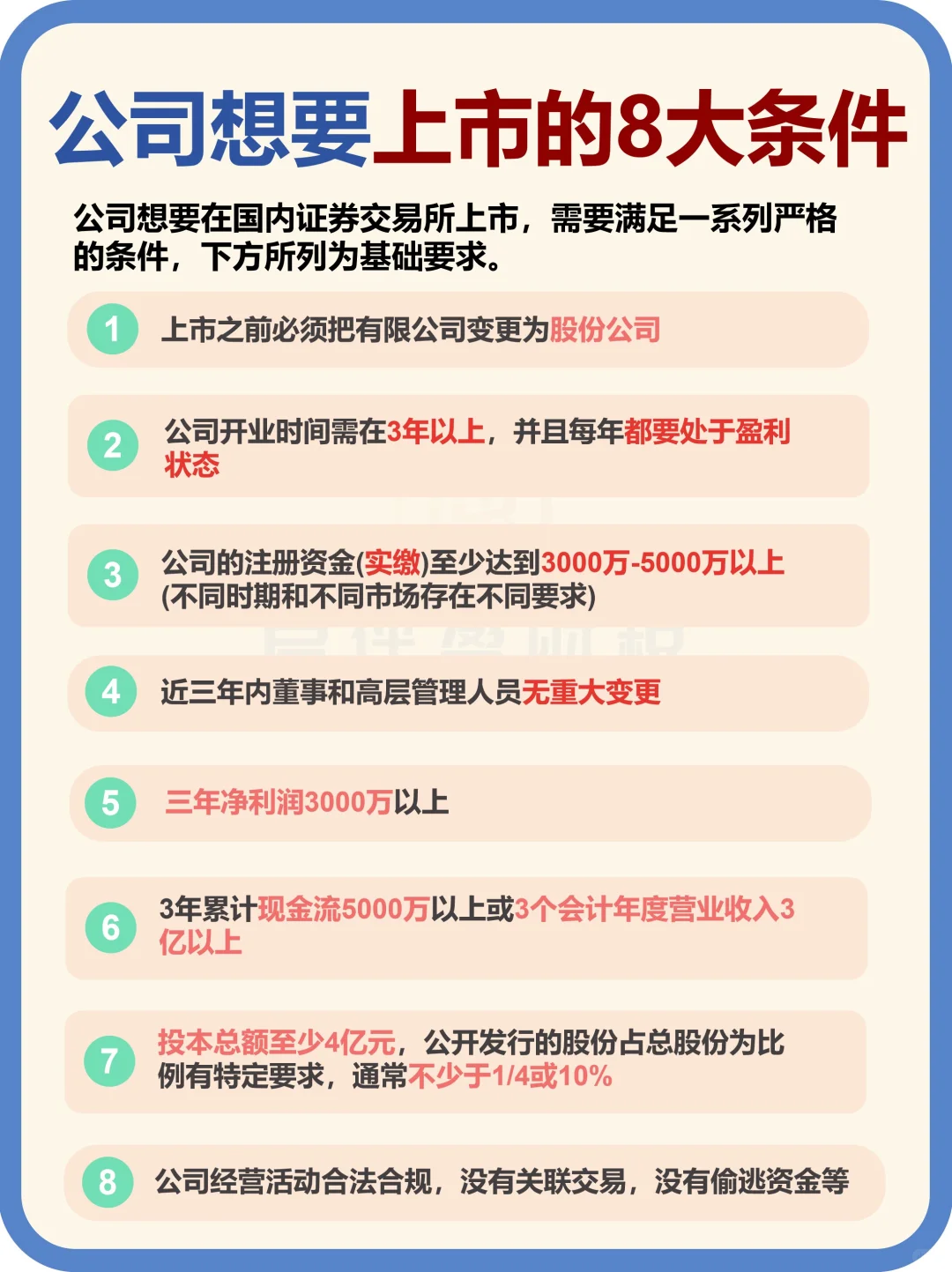 ? 上市必看！8 个条件卡到头大