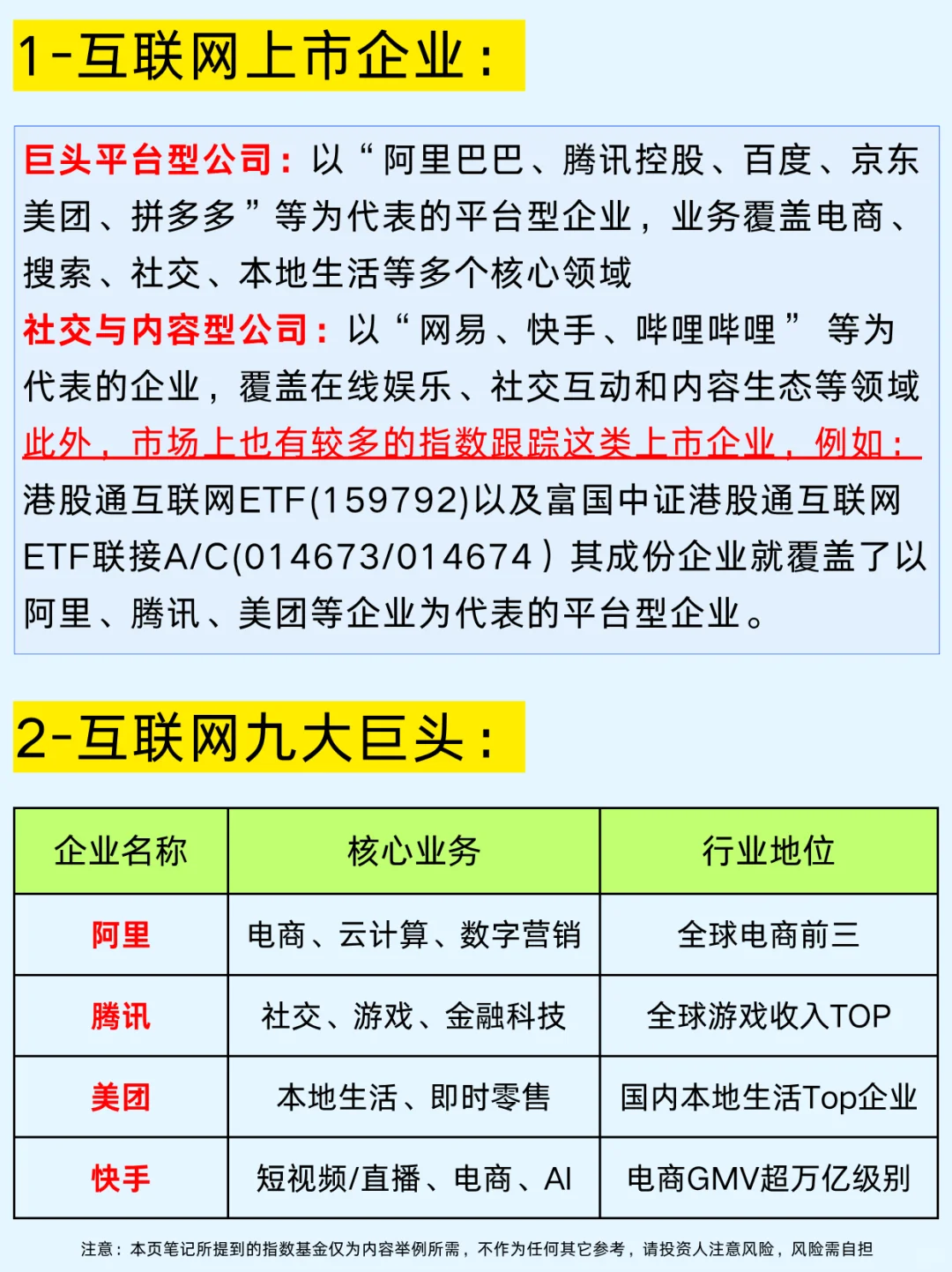 一篇吃透:互联网八大企业及商业模式