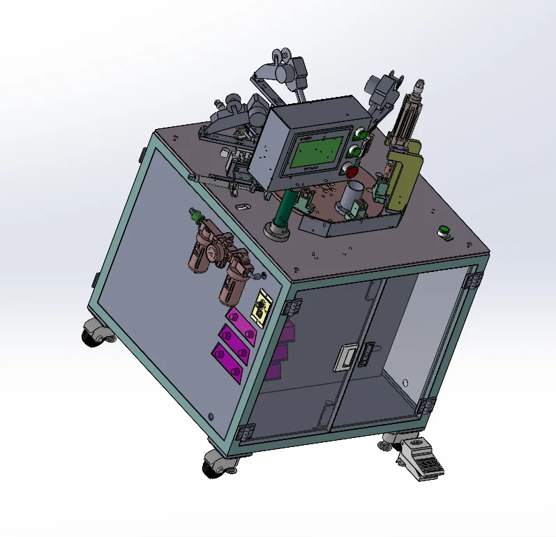 转盘式自动组装检测设备设计