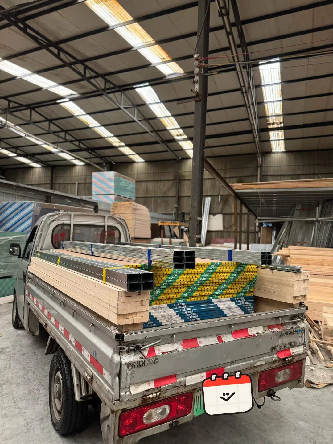 小车拉货，超有力量感～