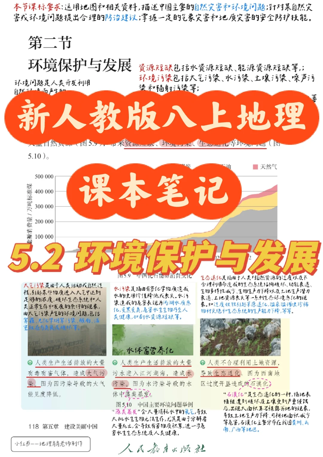(定稿)新人教版八上｜课本笔记｜5.2环境保