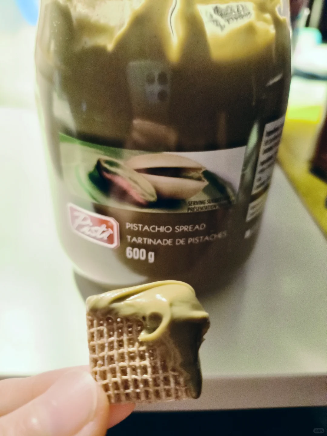 Costco开心果酱*全麦脆片=成年人的开心瞬间