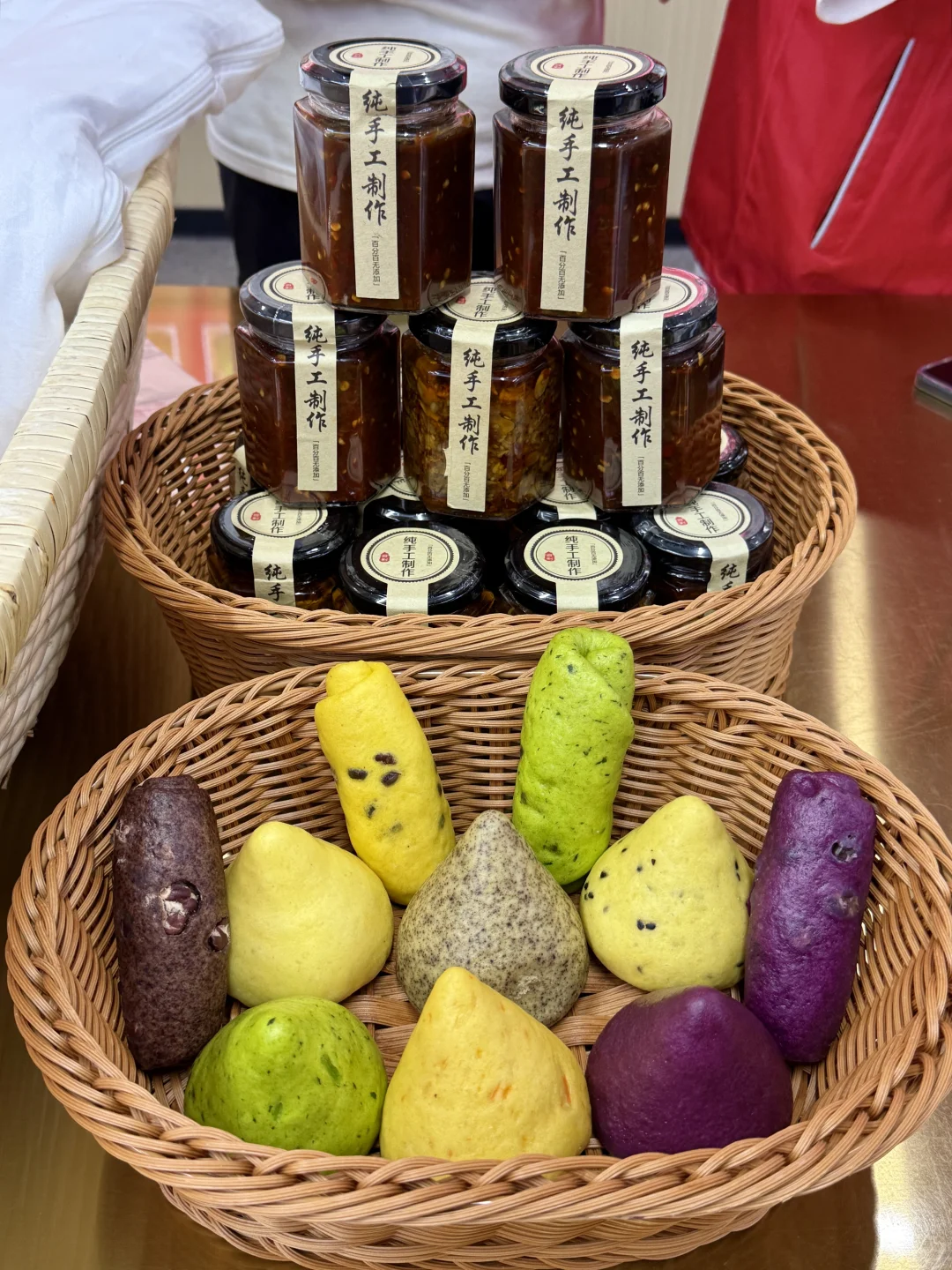 在郑州第一次见花样这么多的杂粮馒头 窝窝