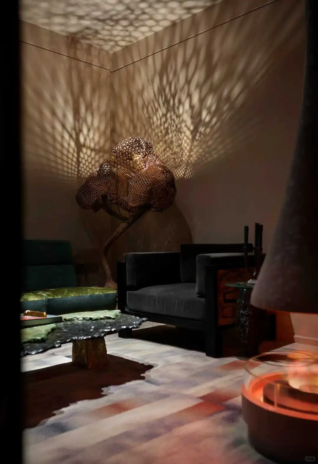 120㎡自然风与轻奢融合｜艺术化家居新定义