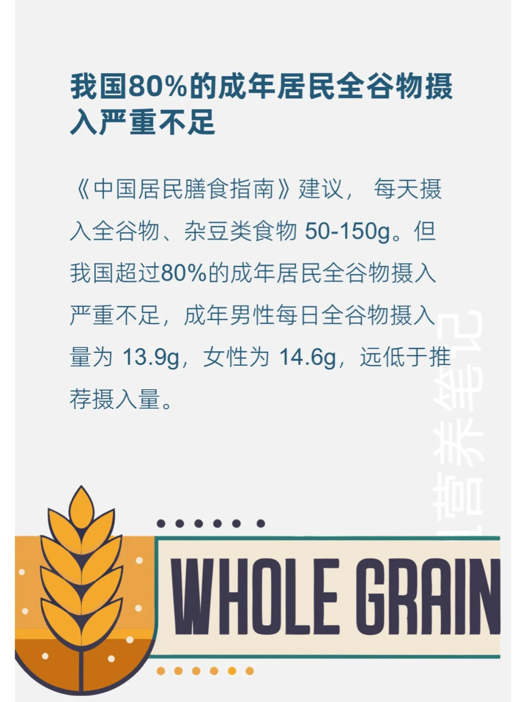 每天学点营养学——全谷物