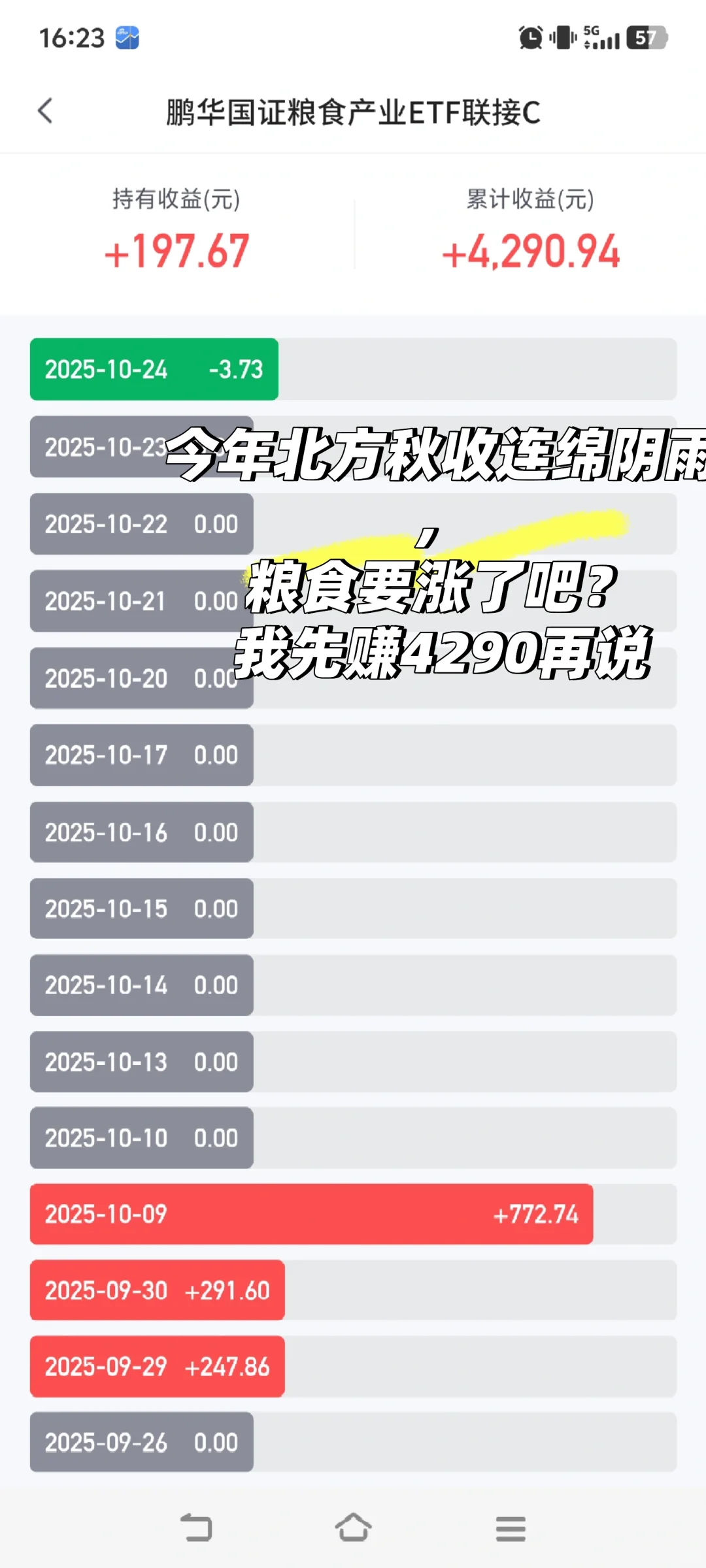 今日布局畜牧业，继续加仓