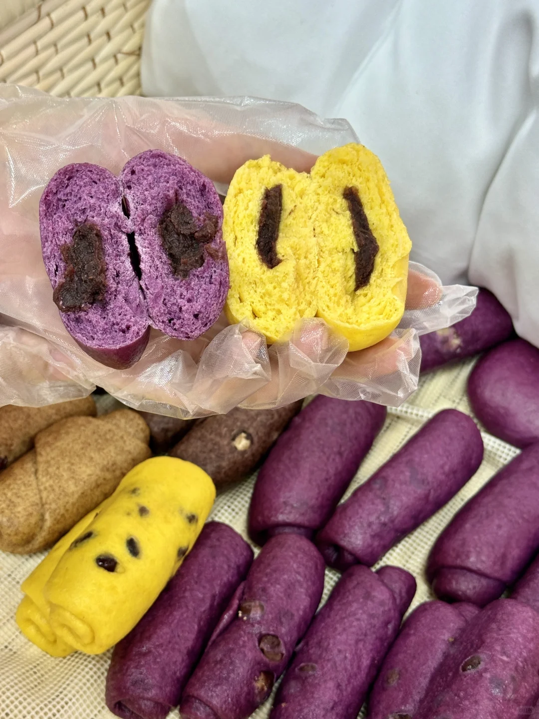 在郑州第一次见花样这么多的杂粮馒头 窝窝