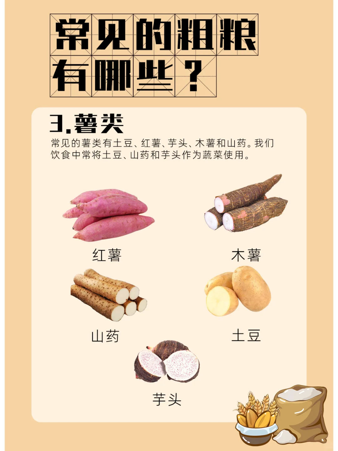 常见粗粮都有哪些❓千万别认错啦