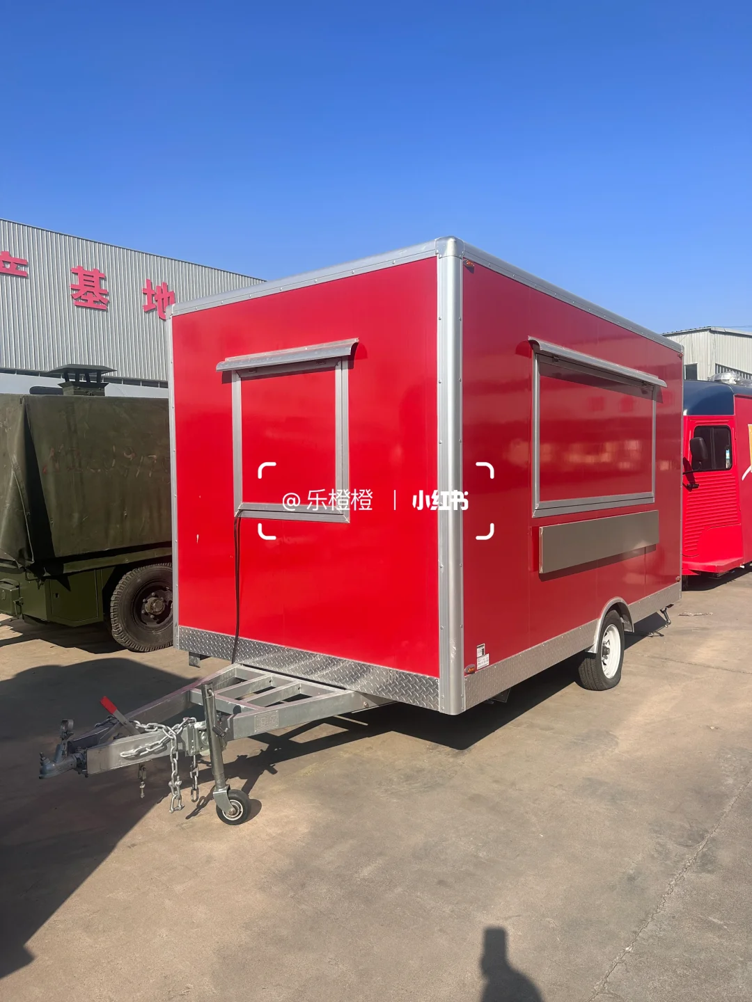 工厂特价处理餐车｜出口美国食品拖车