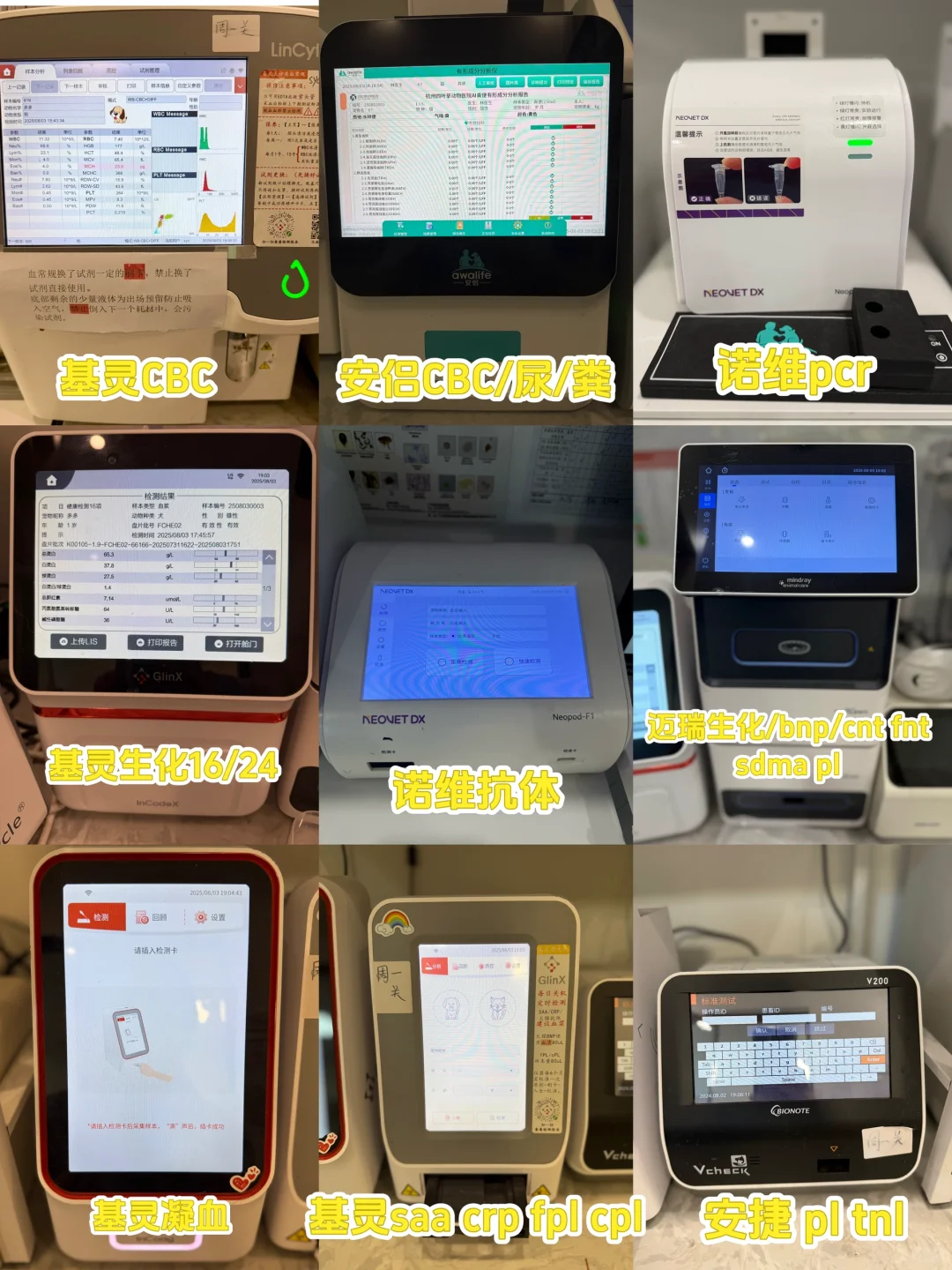 宠物医院的一些检测化验设备用量分享