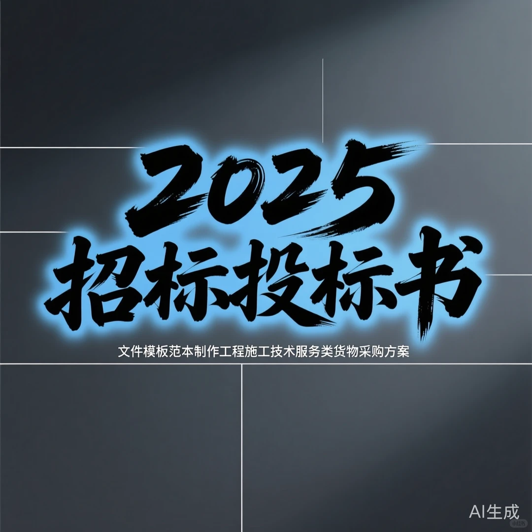 招标投标书模板·制作秘籍干货｜16字上限