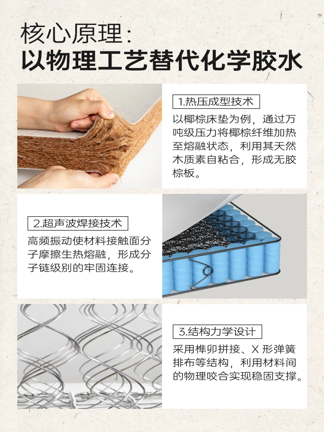 每周问答 | 什么是0胶水床垫？