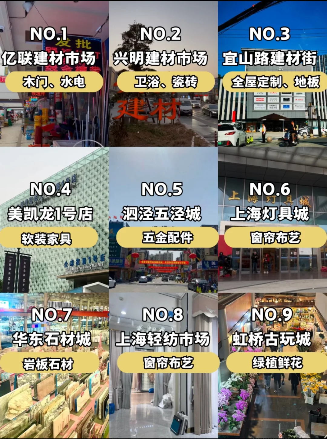 9大上海必逛建材市场｜这篇是汇总大全?