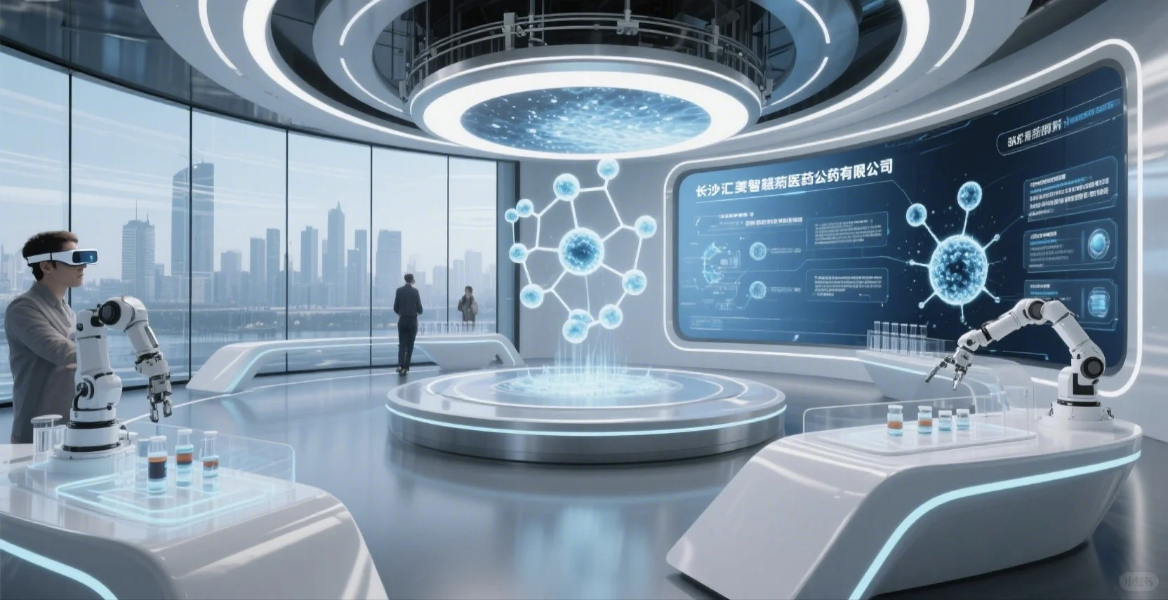 未来以来，智慧医疗展厅给你企业带来可视化