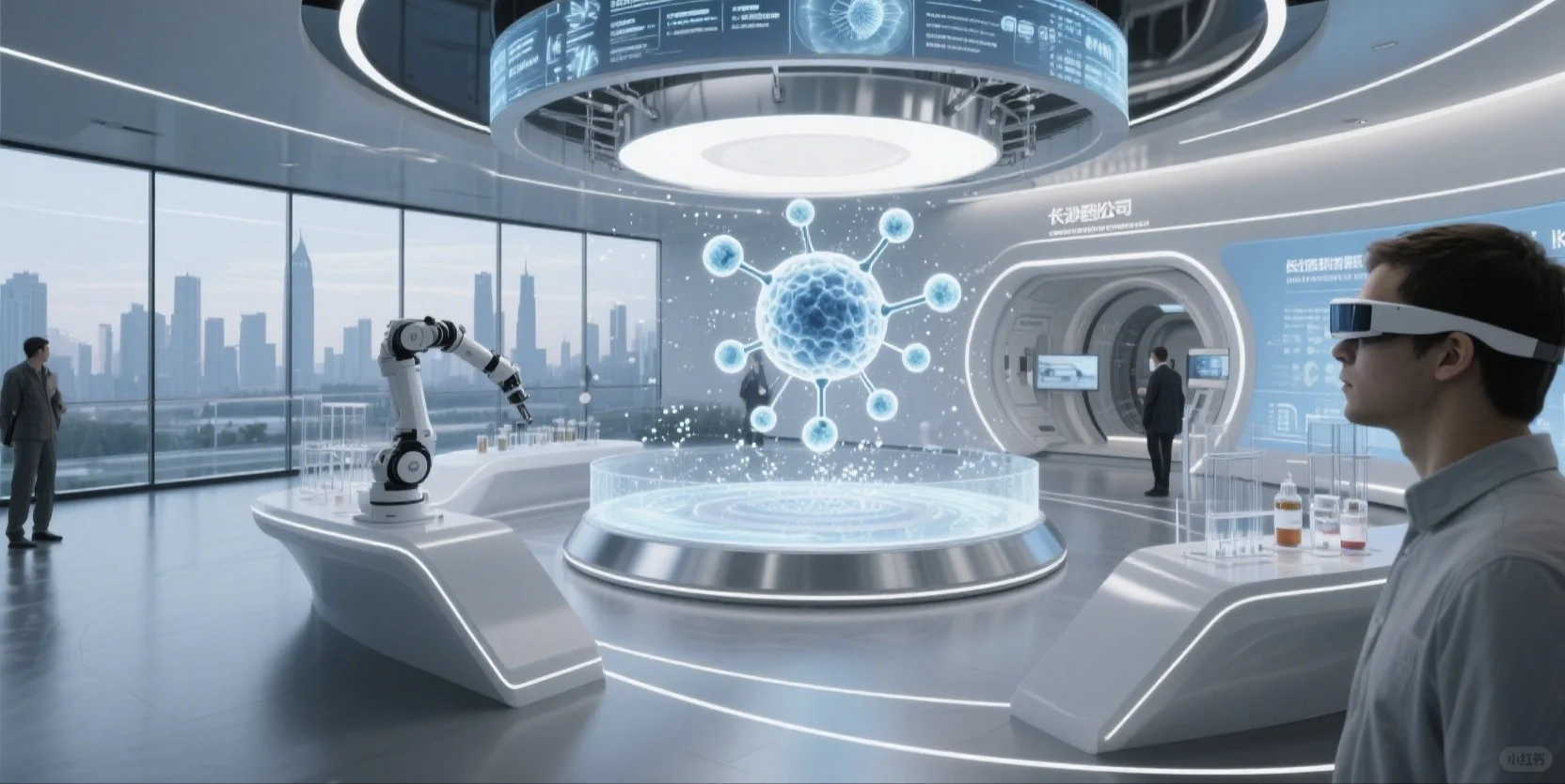 未来以来，智慧医疗展厅给你企业带来可视化