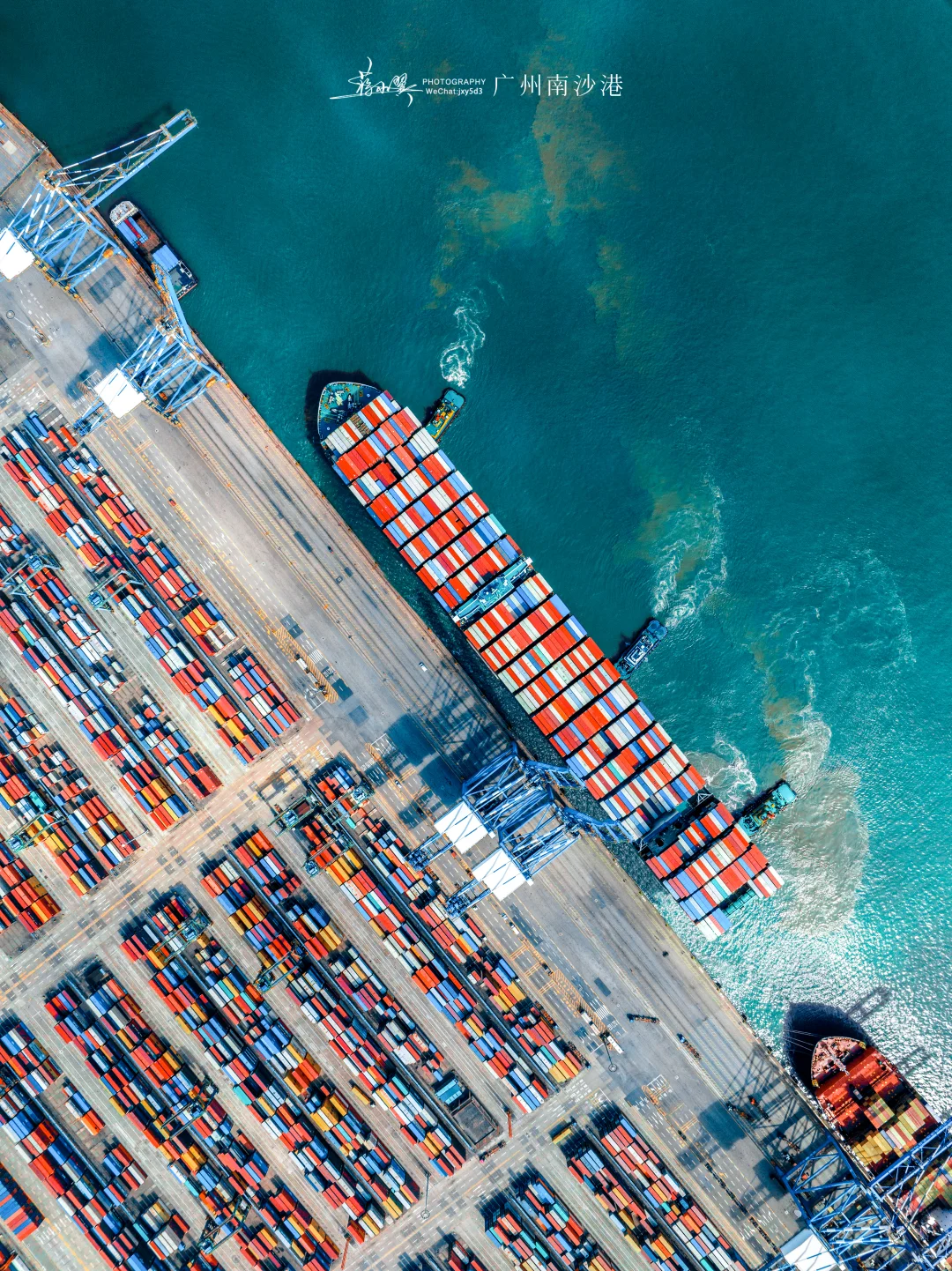 ?被上帝视角下的大湾区超级大港震撼了
