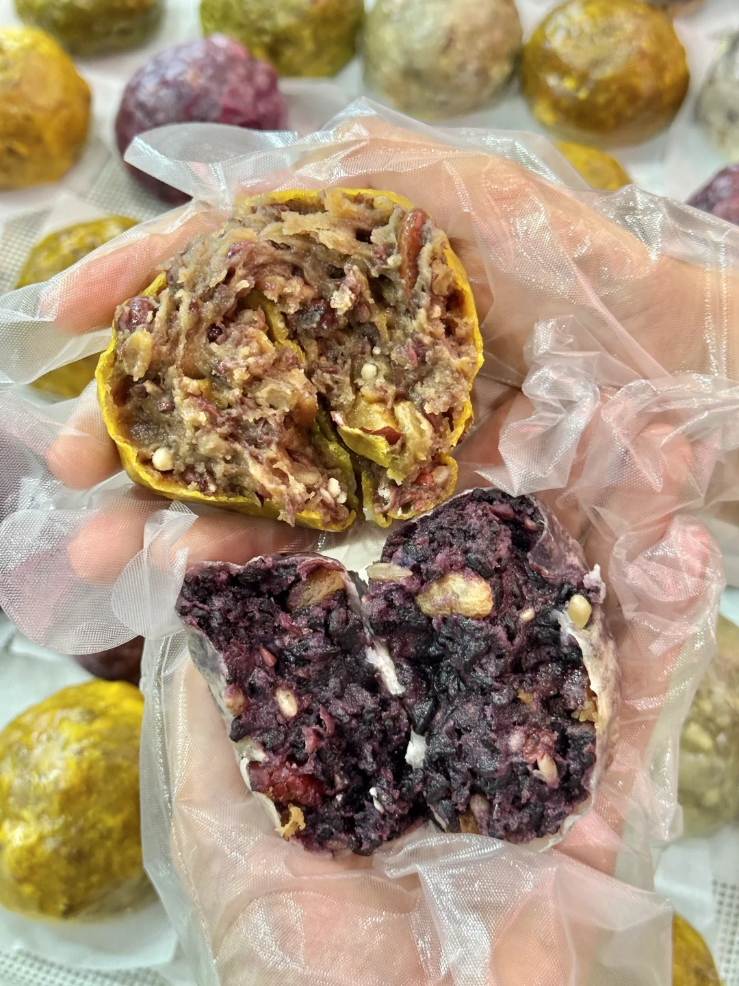 在郑州第一次见花样这么多的杂粮馒头 窝窝