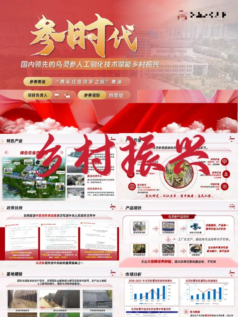 创新创业大赛必出金奖——乡村振兴选题➕推荐