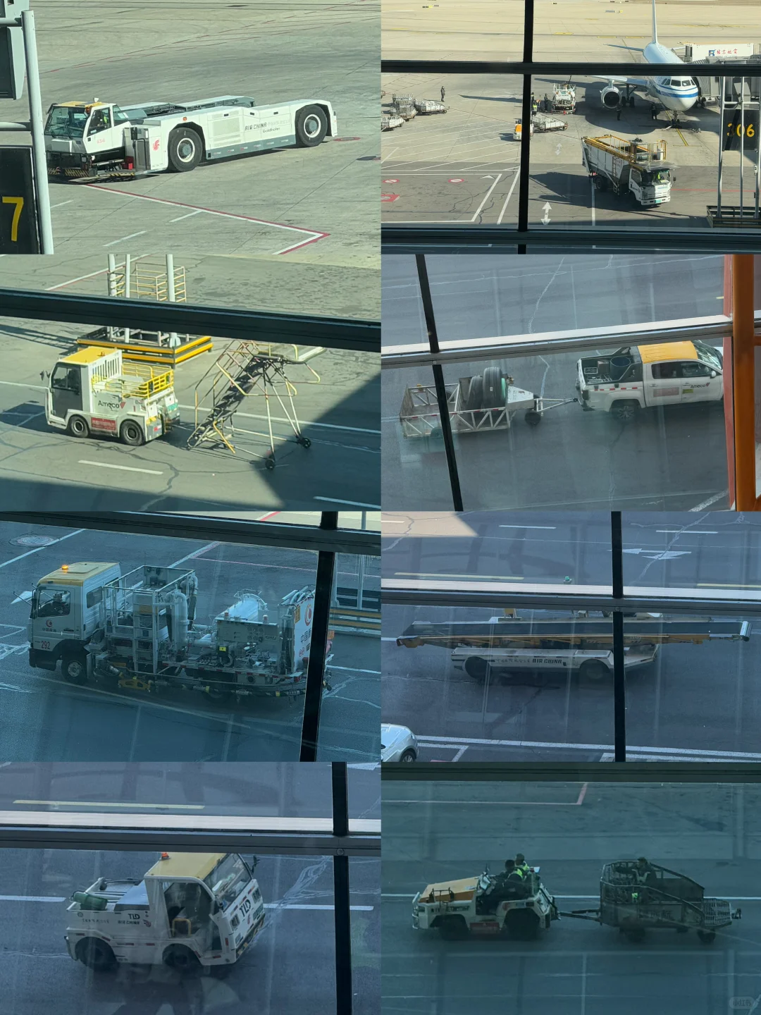 你留意过机场里出现的各种小车?么？