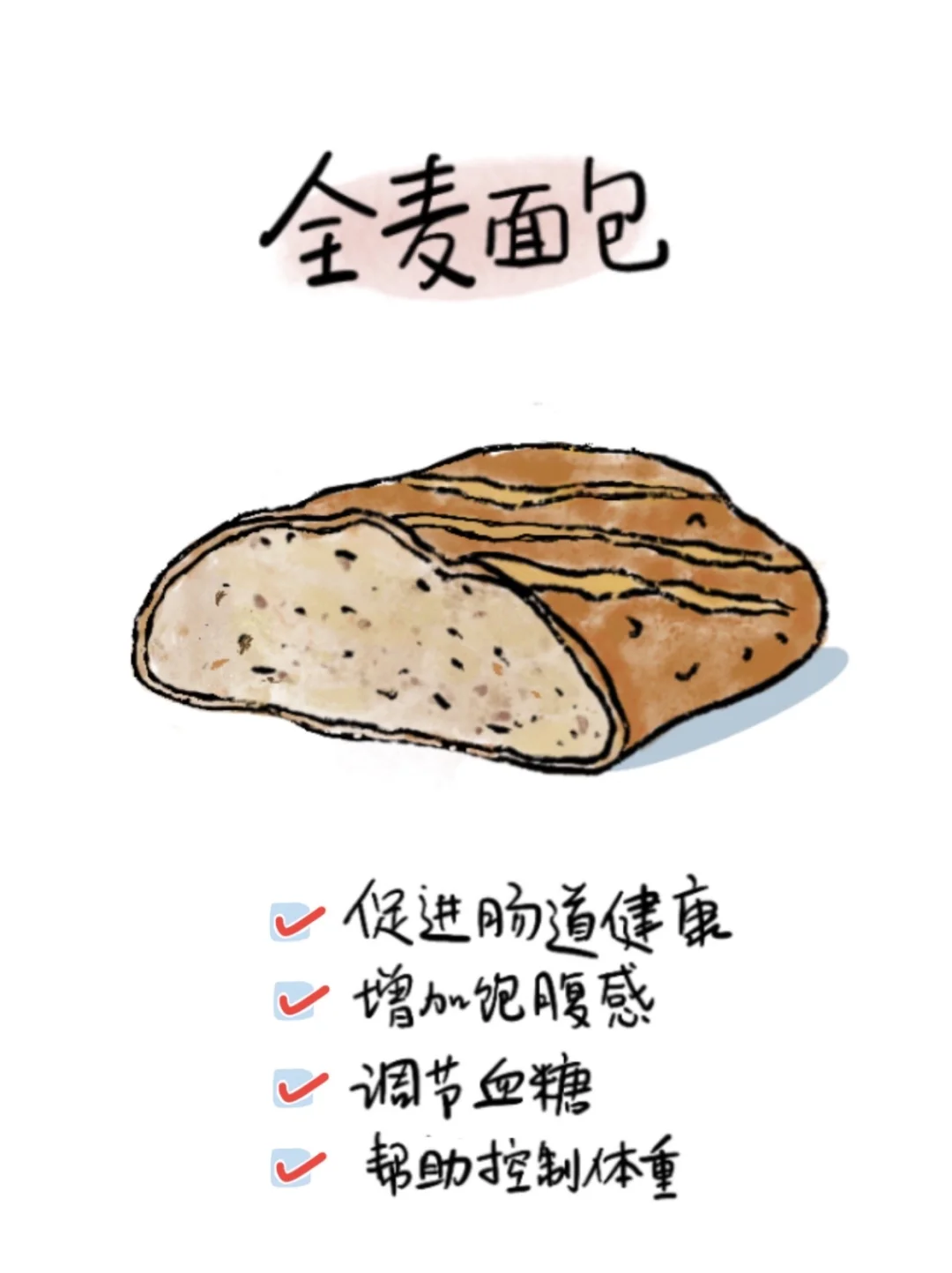 几种常见的全谷物食物