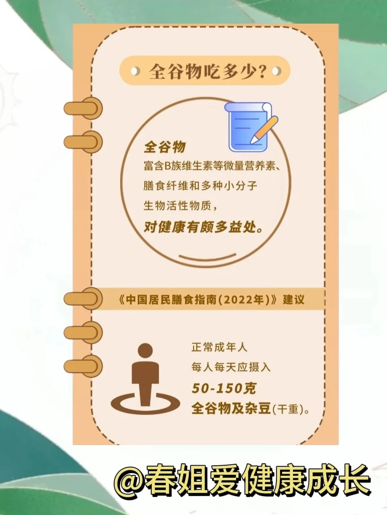 全谷物对人体好处太多了！