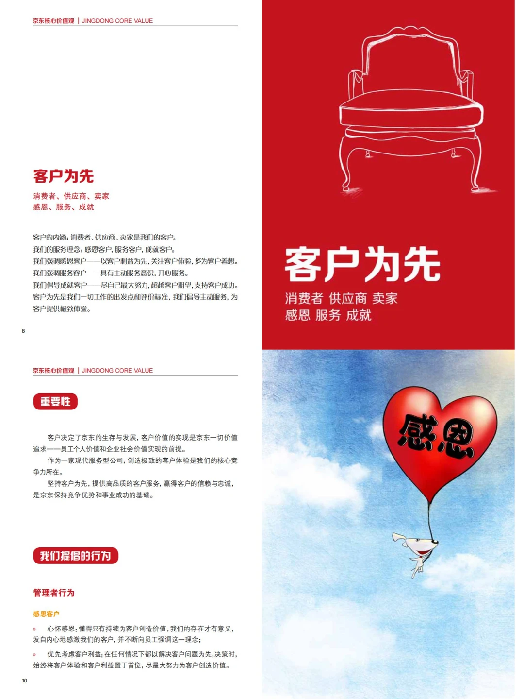 HR每日分享 | 京东核心价值观手册