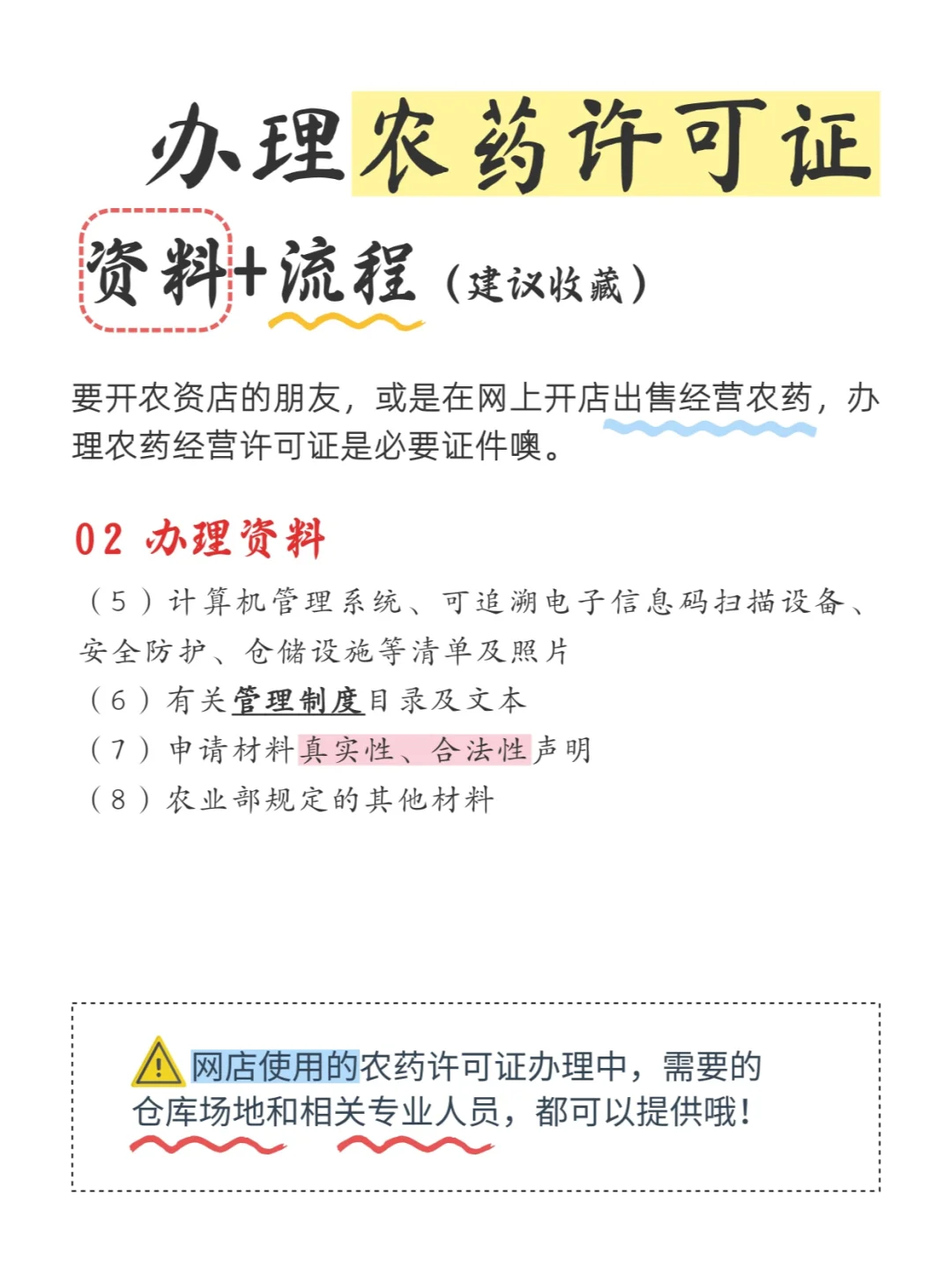农药经营许可证办理指南✅农资店必备