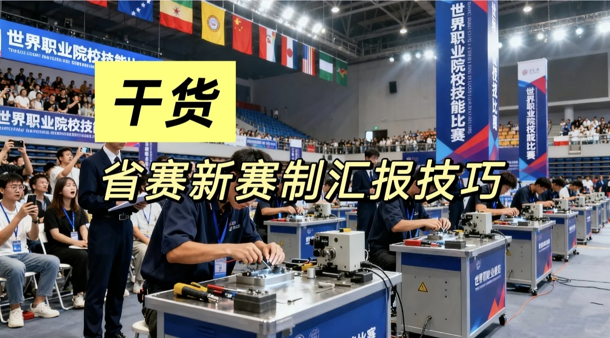 技能大赛新赛制下该如何汇报？｜评委视角