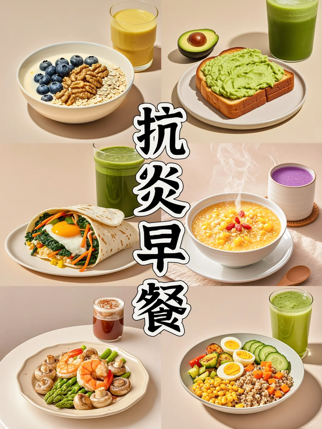 ?6款抗炎早餐✅10min超简单❗️