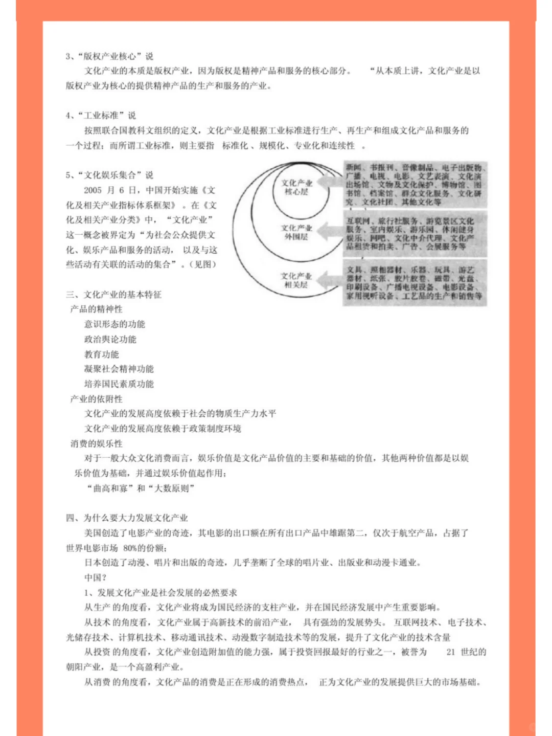 <文化产业概论>重点+知识点+题库