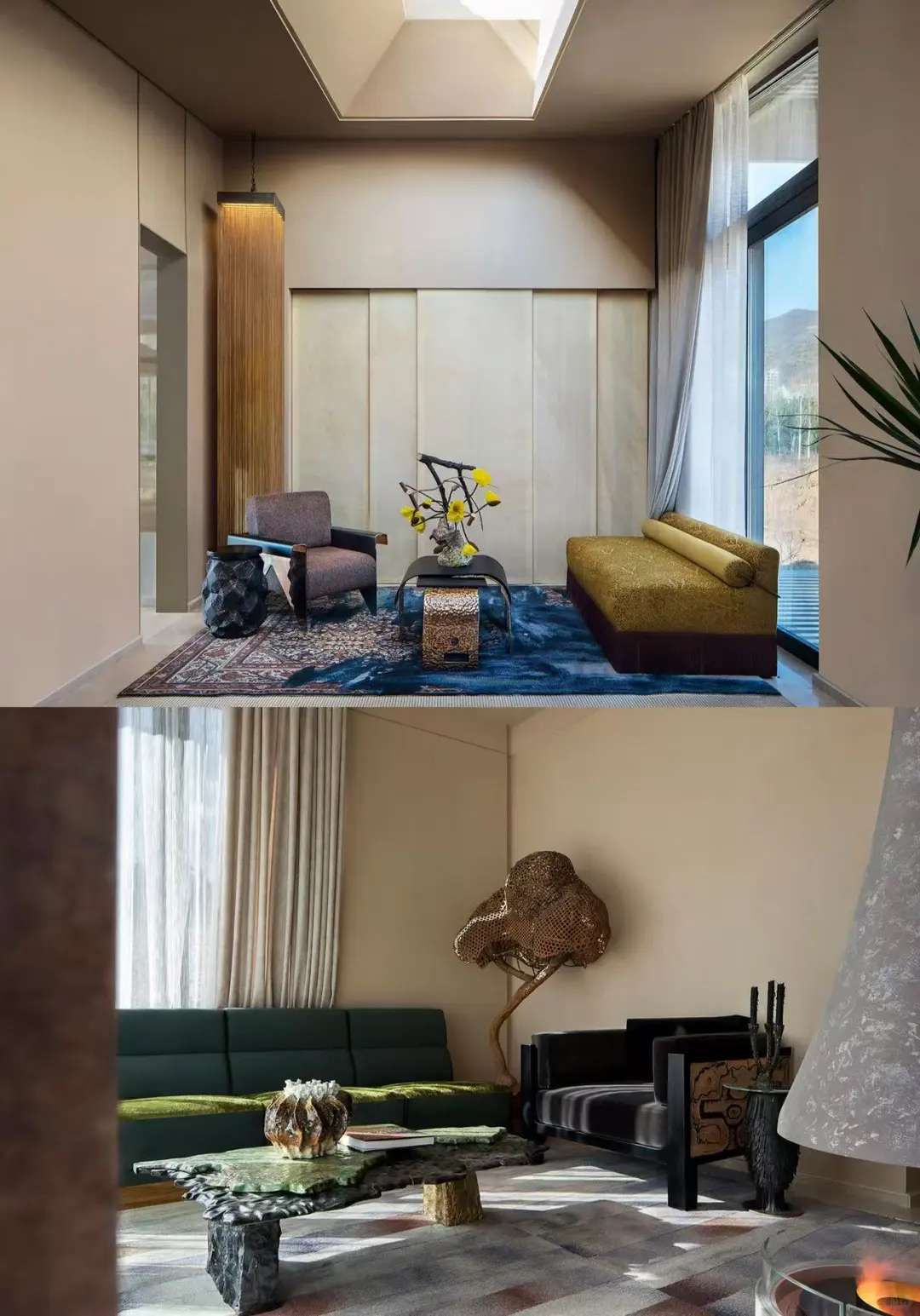 120㎡自然风与轻奢融合｜艺术化家居新定义