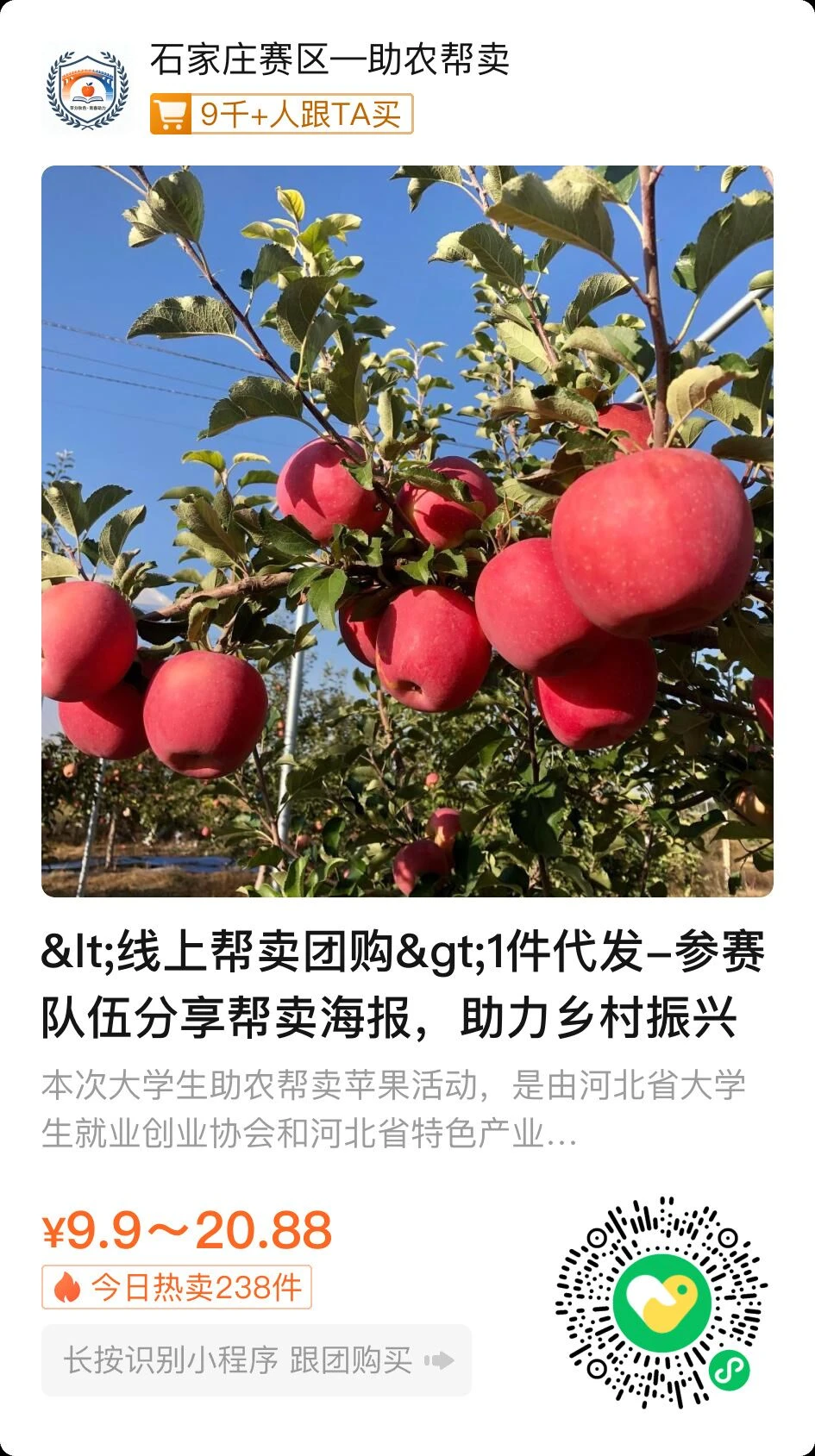 大学生助农挑战！助农进行时～❤️