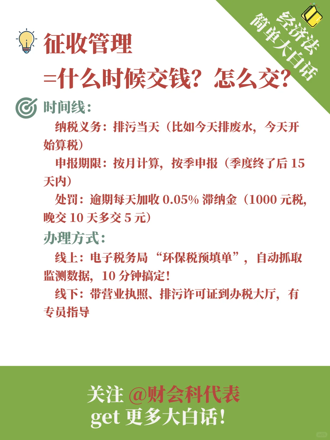 ?经济法大白话｜环境保护税法律制度