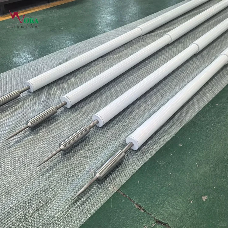 机场设备易折易碎杆支撑 单杆塔架式易折杆