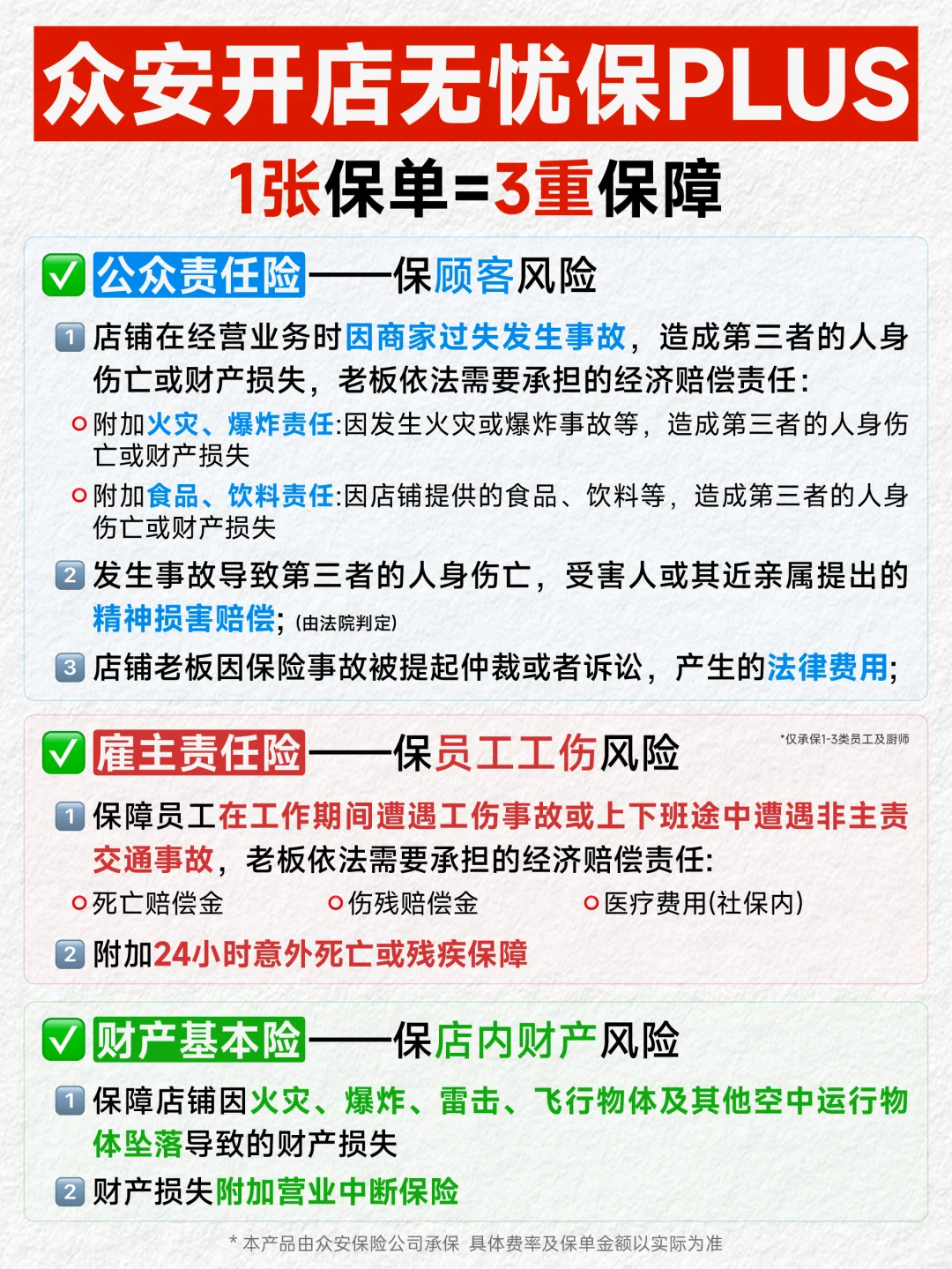 这些餐饮店更容易发生事故❗没开店保险赔哭