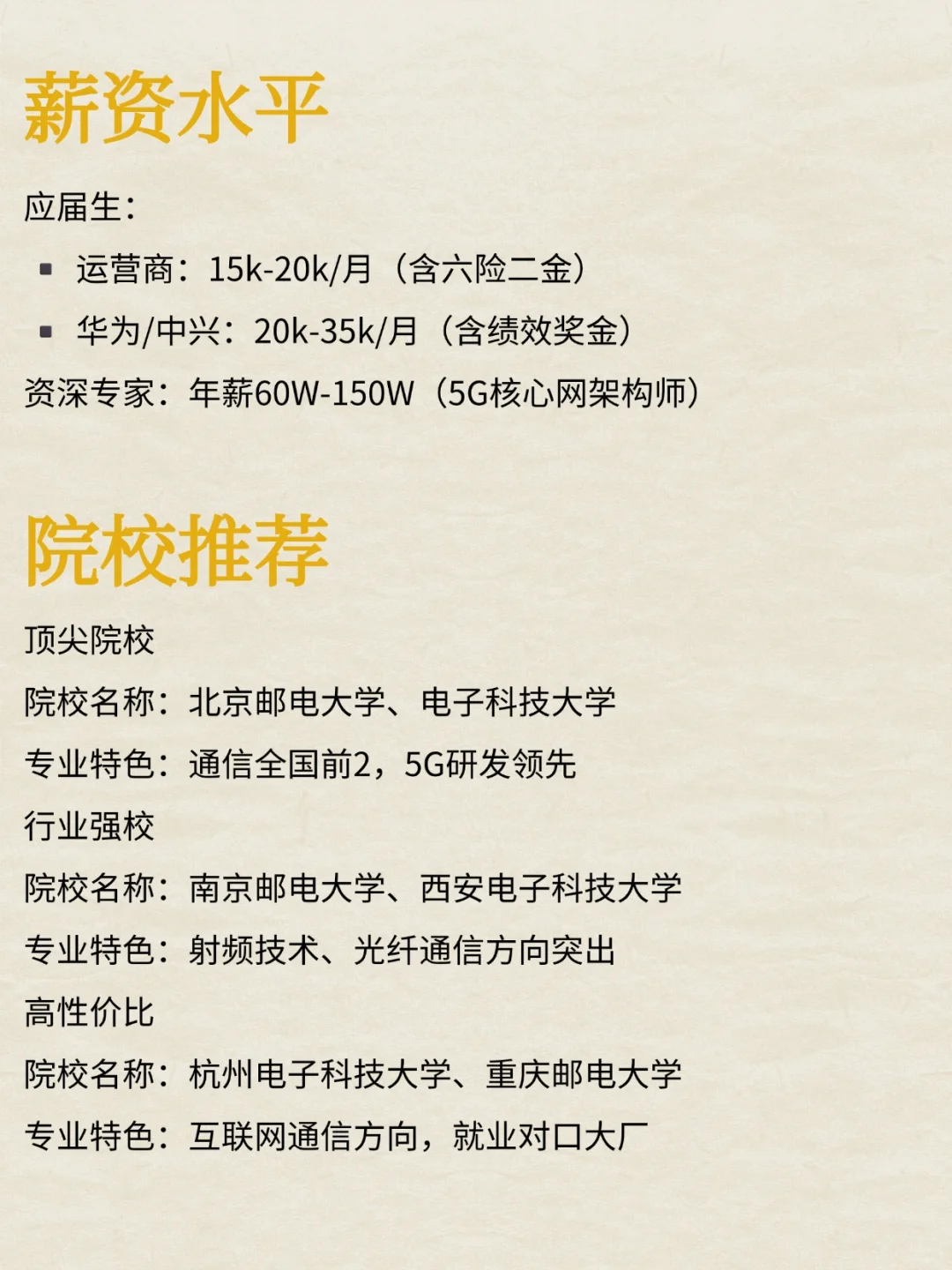通信工程：5G/6G背后的“高薪王者”